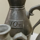 Vintage Pewter Measuring Pitcher Set (¼ Cup – 1 Quart)