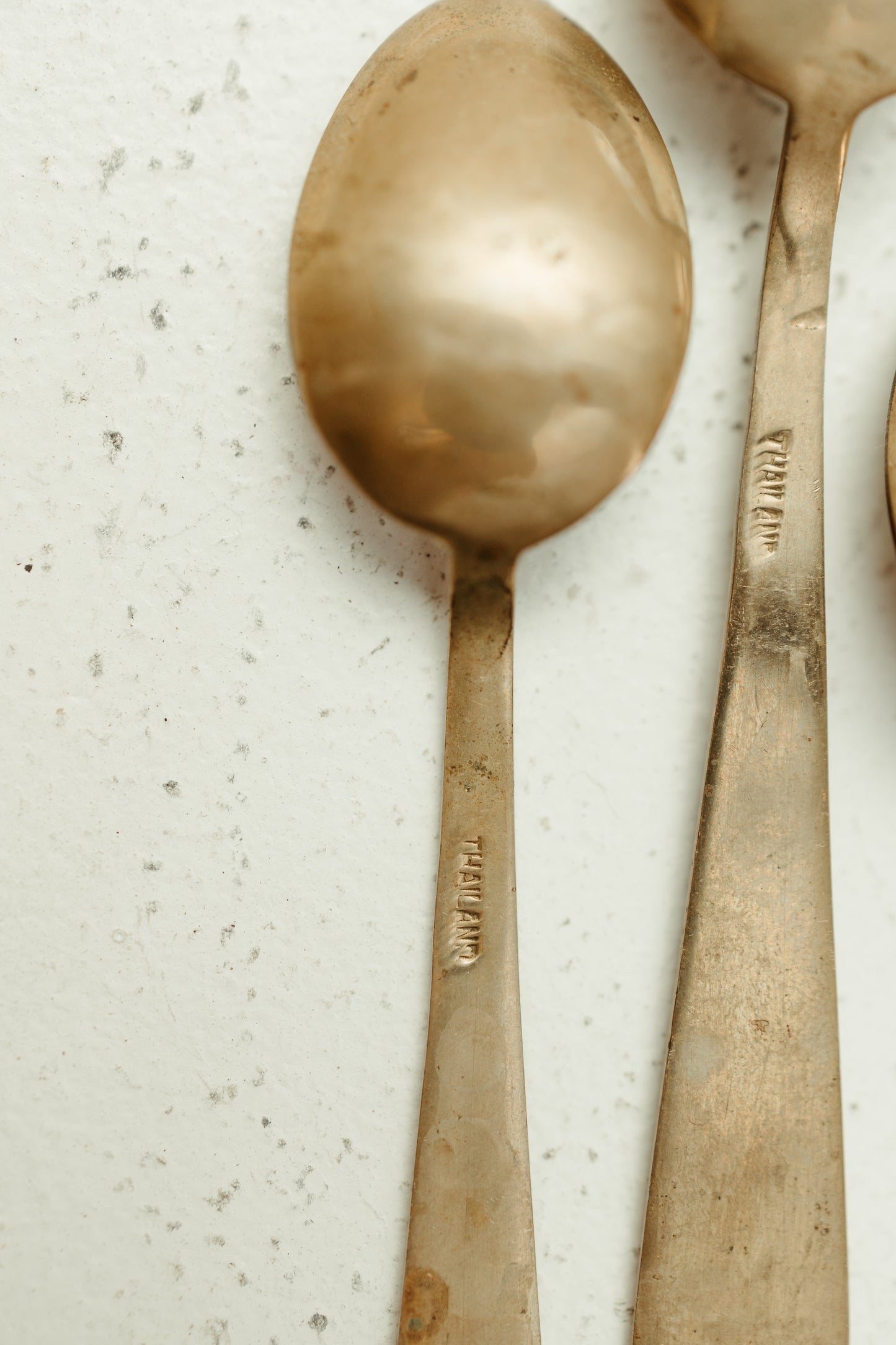 Antique Enamel-Handled Spoons – Set of 4 (c. 1850)