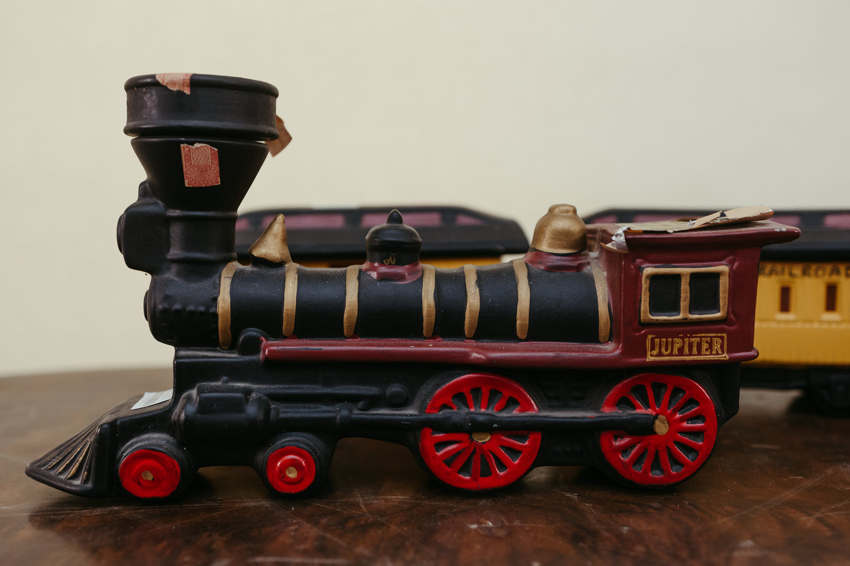 McCormick CPRR “Jupiter” Train Decanter Set – Limited Edition Bourbon Collectibles – Set of 4