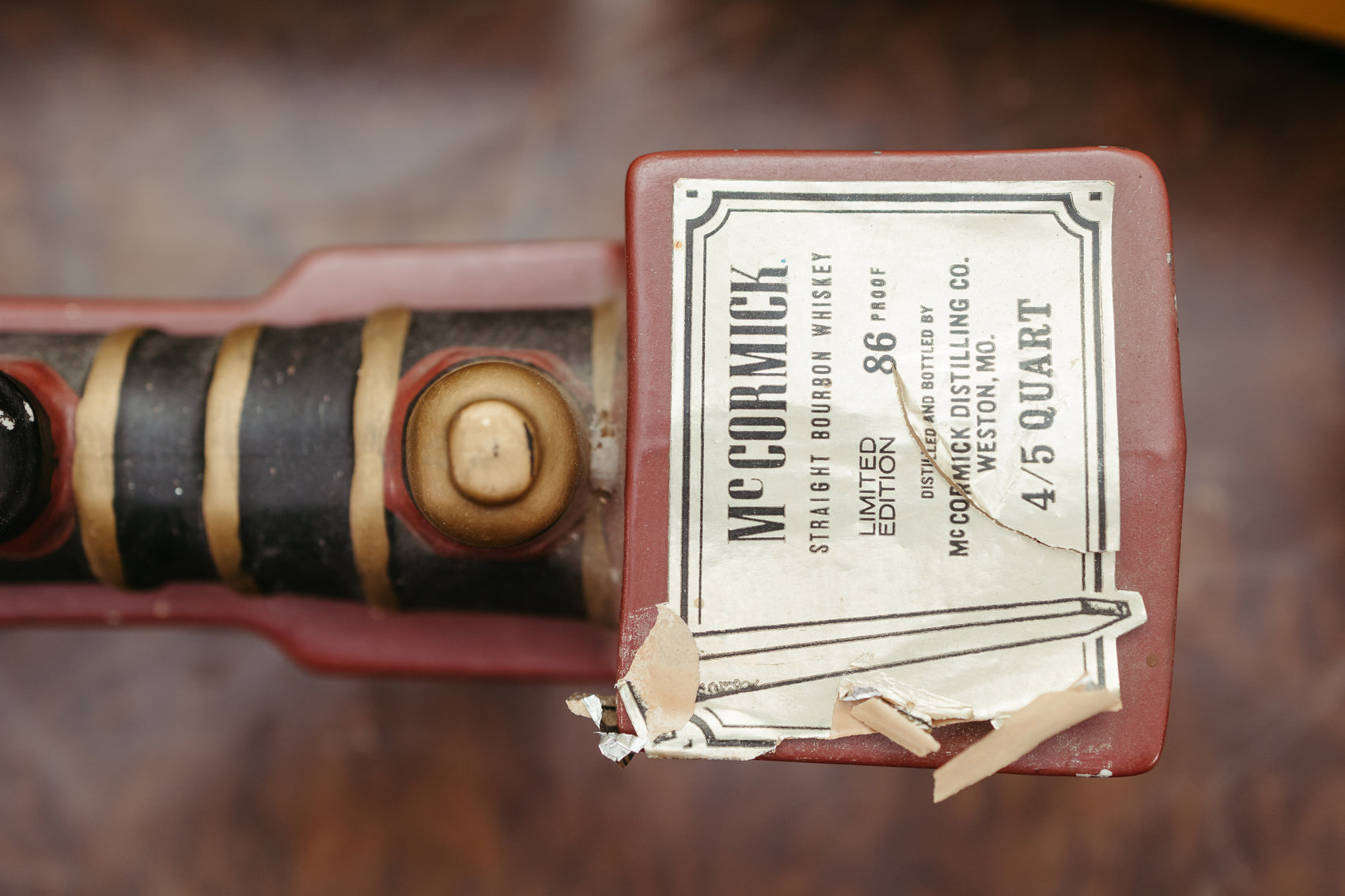 McCormick CPRR “Jupiter” Train Decanter Set – Limited Edition Bourbon Collectibles – Set of 4