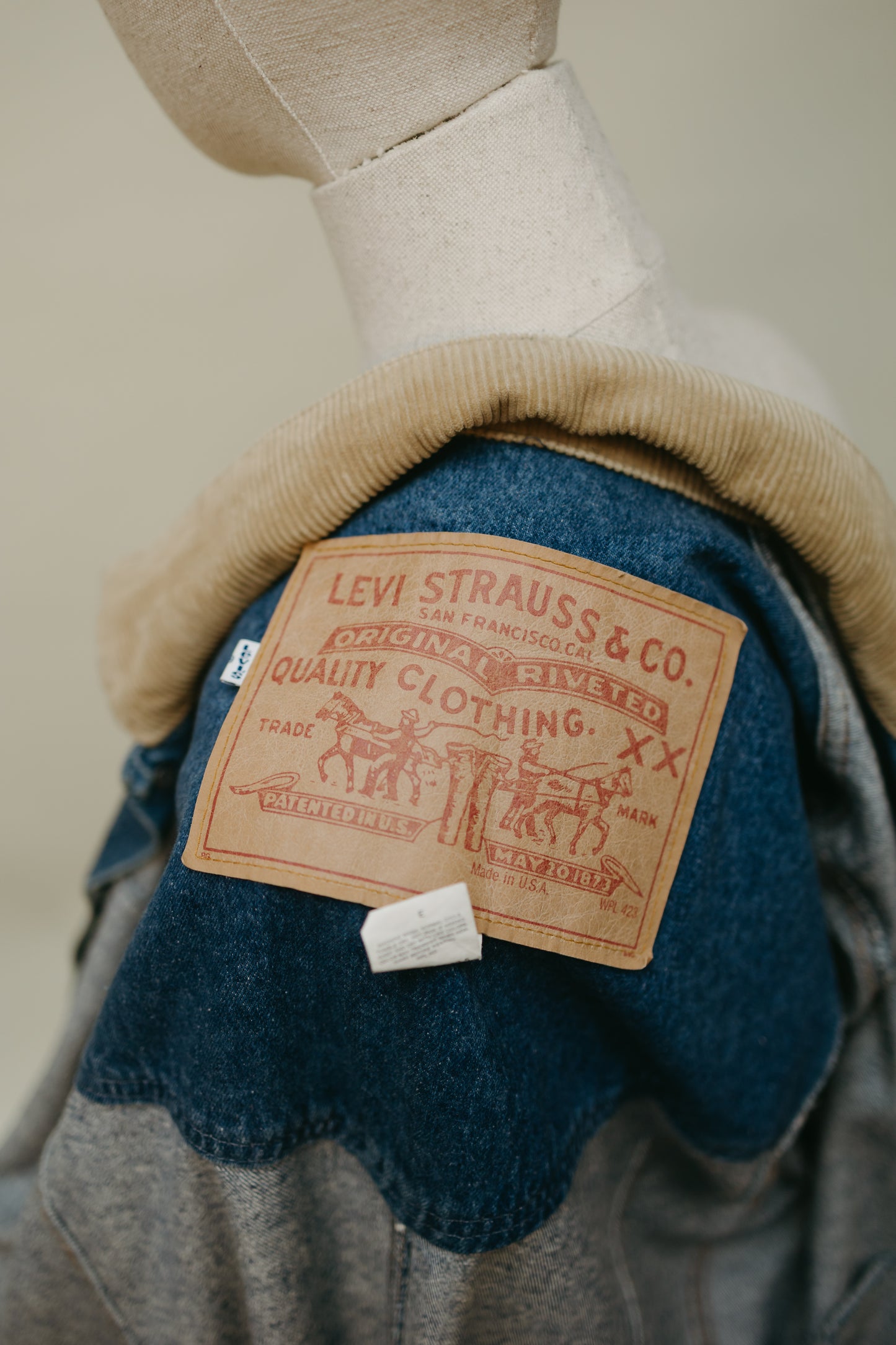 Vintage Levi’s Long Denim Duster Coat — Made in USA