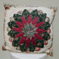 Vintage Quilted Accent Pillow – Dresden Plate Pattern