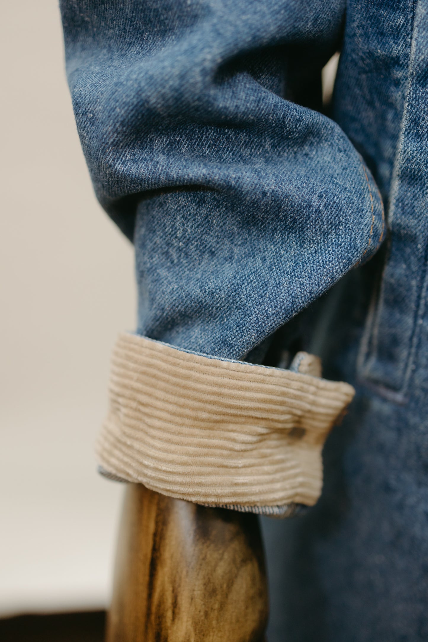 Vintage Levi’s Long Denim Duster Coat — Made in USA