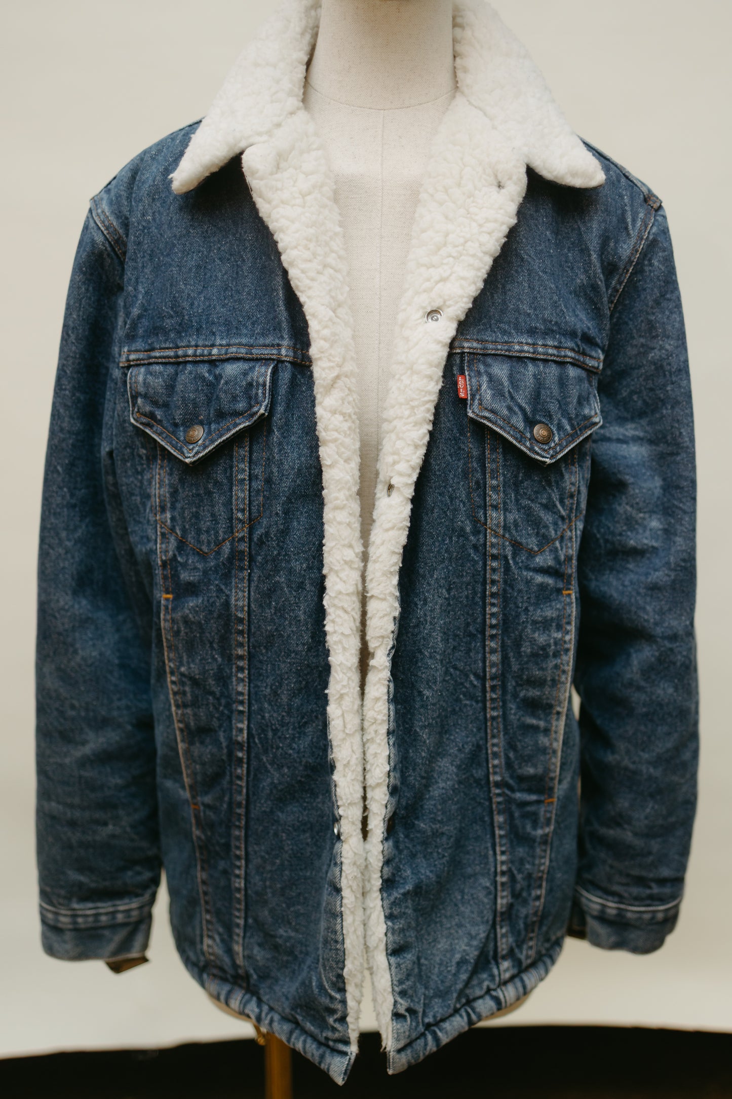 Vintage Levi’s Sherpa-Lined Denim Jacket