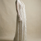 Vintage Sheer Lace Duster Maxi Dress - Small