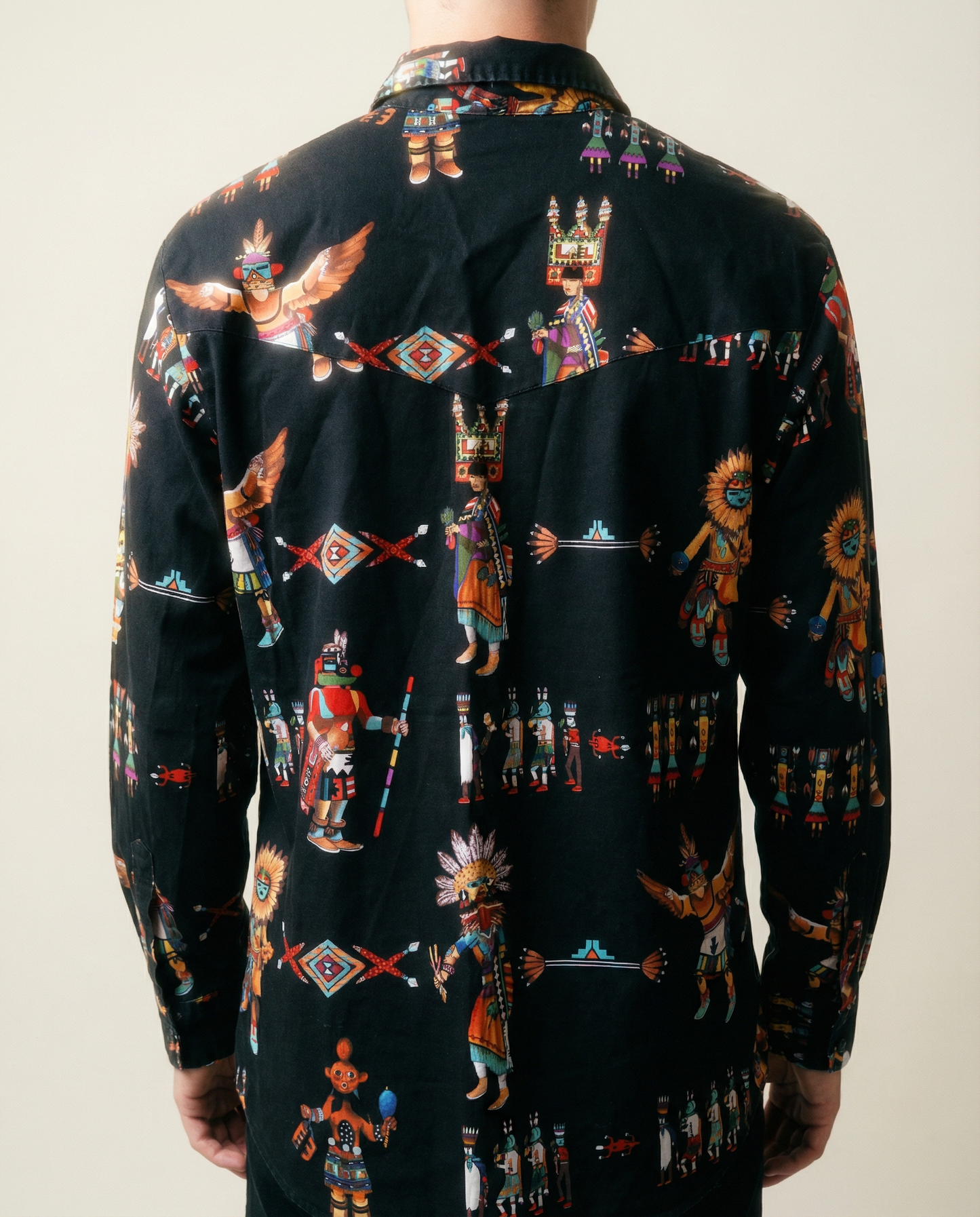 Vintage Southwestern Graphic Button-Down – Size Large