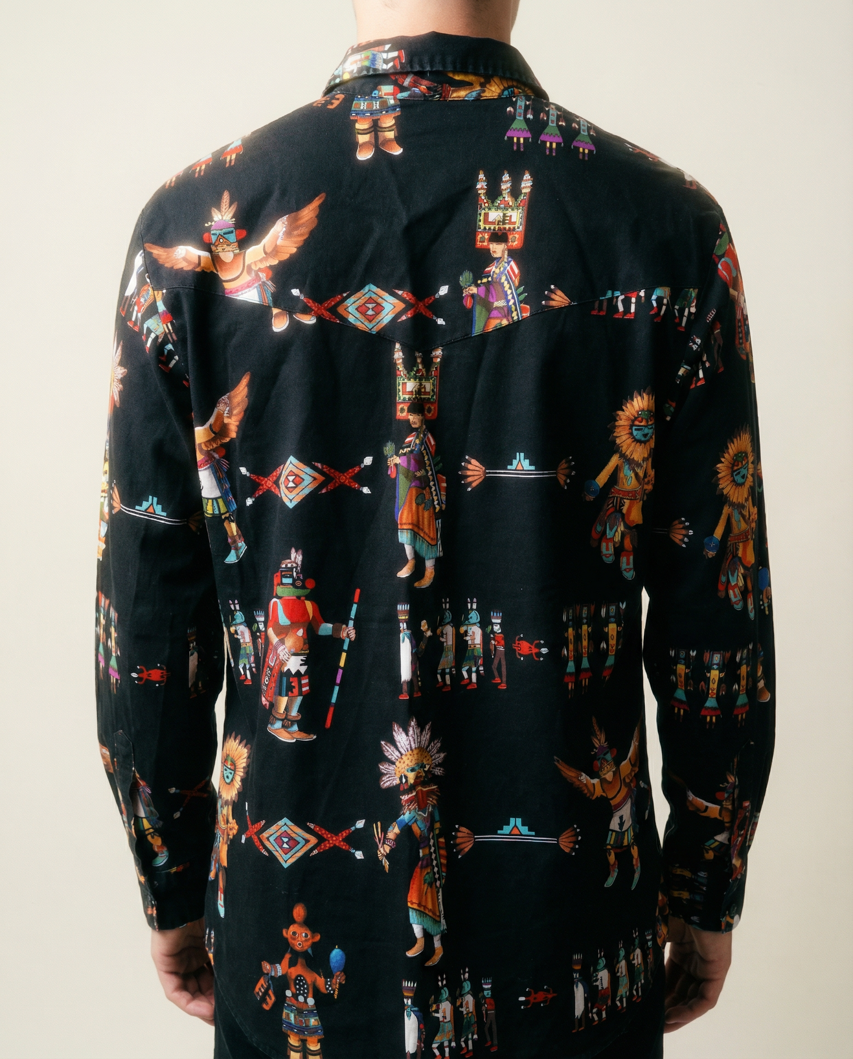 Vintage Southwestern Graphic Button-Down – Size Large