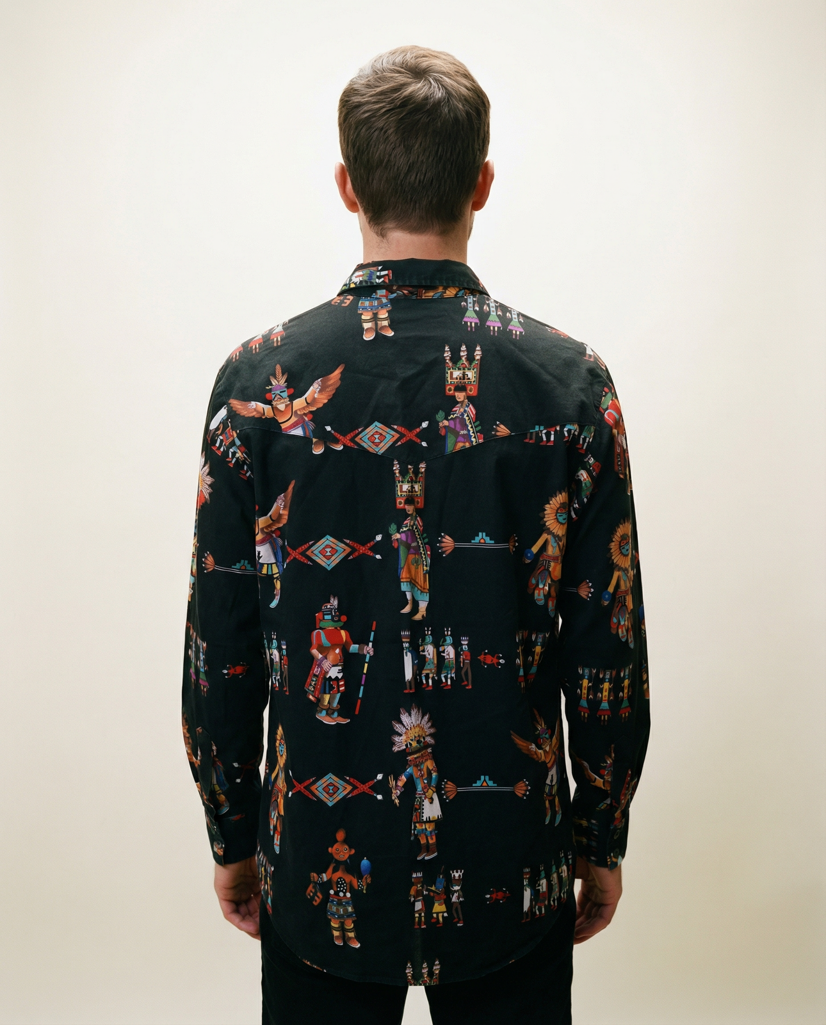 Vintage Southwestern Graphic Button-Down – Size Large