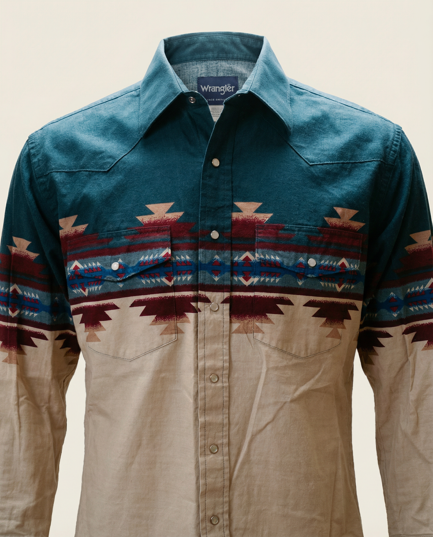 Wrangler Western Snap Shirt – Size Small