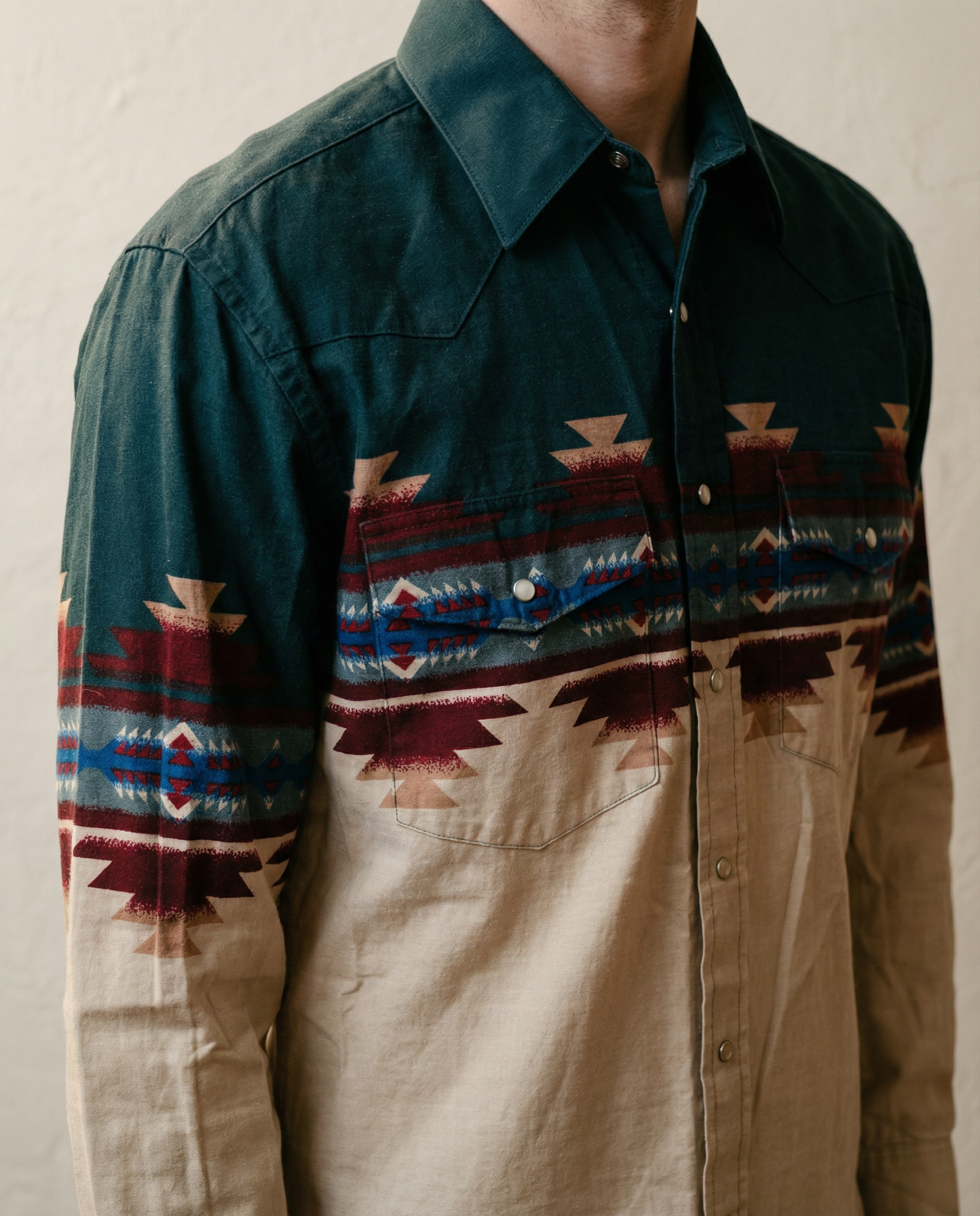 Wrangler Western Snap Shirt – Size Small