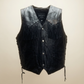 Genuine Buffalo Leather Fringe Vest – Size 3X
