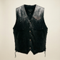 Genuine Buffalo Leather Fringe Vest – Size 3X