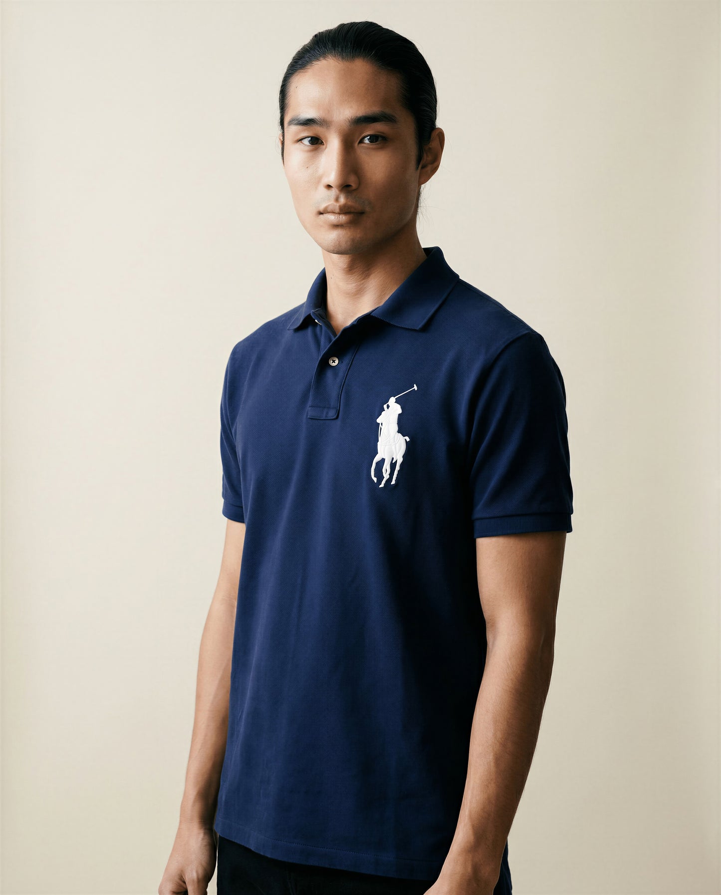 Ralph Lauren Navy Big Pony Polo – Size L