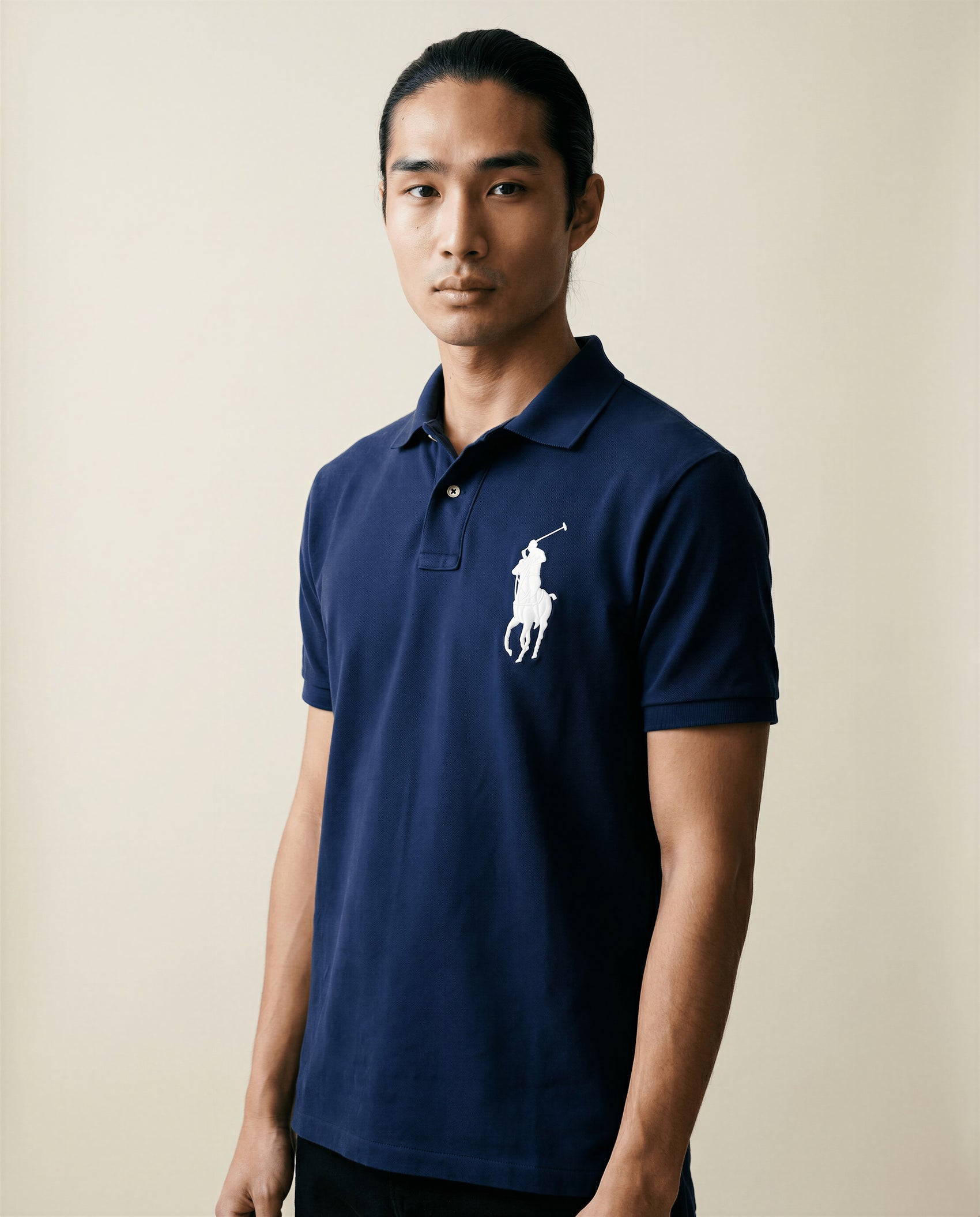 Ralph Lauren Navy Big Pony Polo – Size L