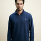 Ralph Lauren Navy Quarter-Zip Pullover — Size XL