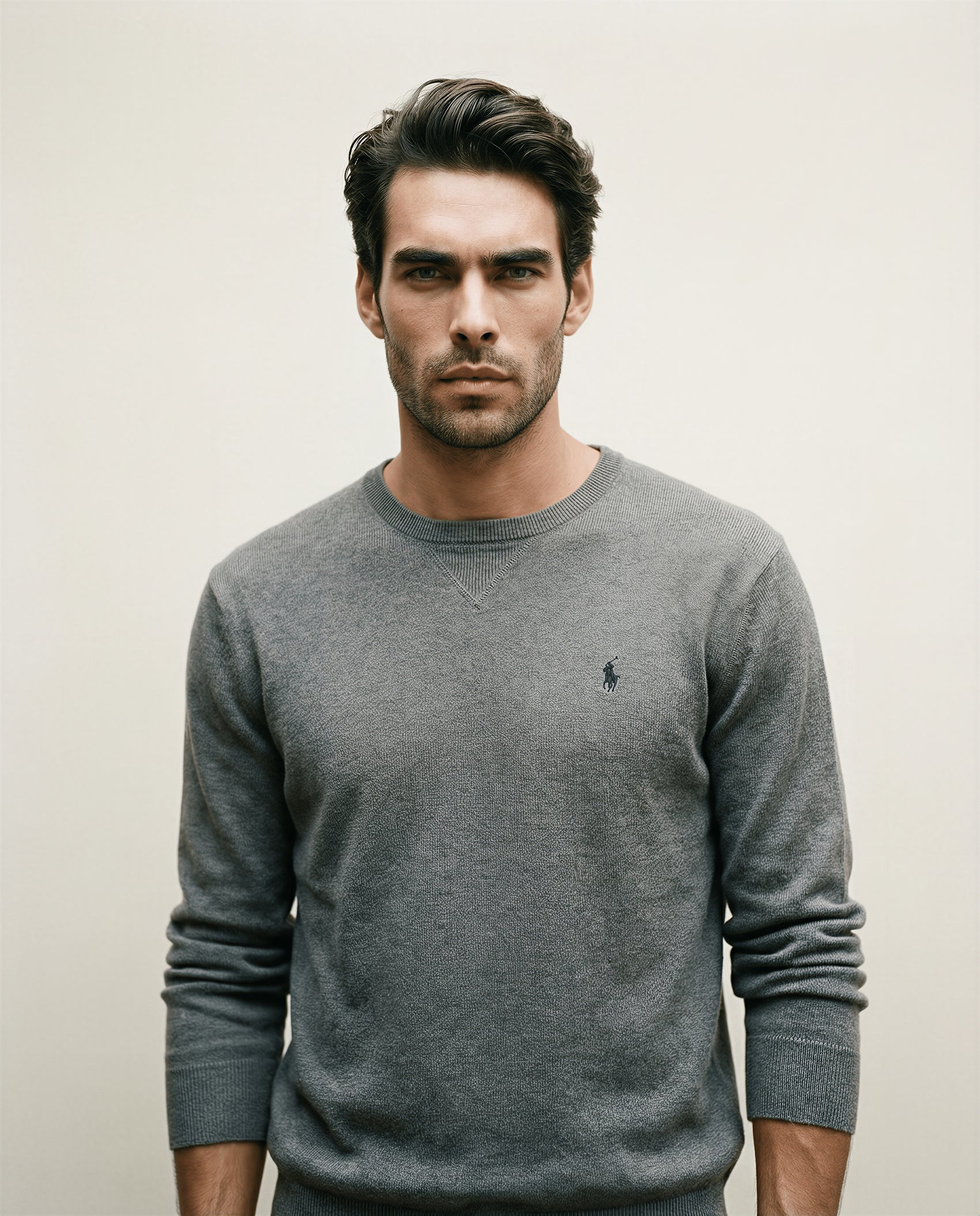 Ralph Lauren Gray Knit Sweater – Size L