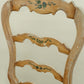 Hand-Painted Rush Seat Ladderback Chairs — Set of 3 (48” H)