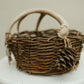 Handwoven Basket with Shed Antler Handle