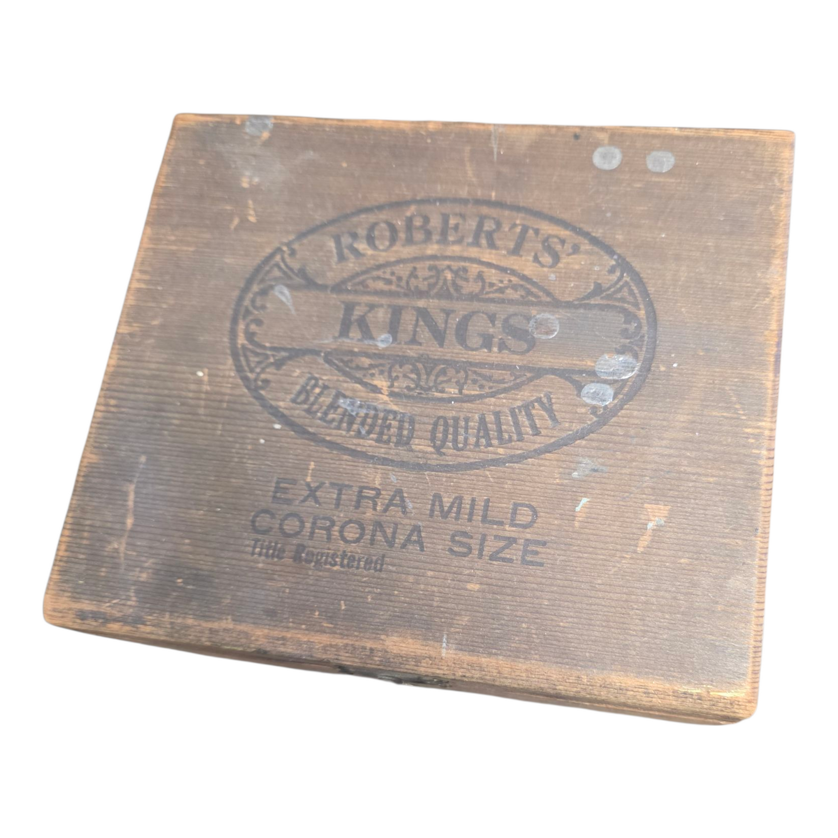 Vintage Wooden Cigar Box