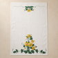 Vintage Floral Print Linen Tea Towels – Set of 2