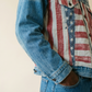 Denim & Supply Ralph Lauren Americana Flag Denim Jacket — Size XXL