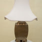 Vintage Asian-Inspired Brass Table Lamp