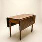 Antique American Pine Drop-Leaf Harvest Table