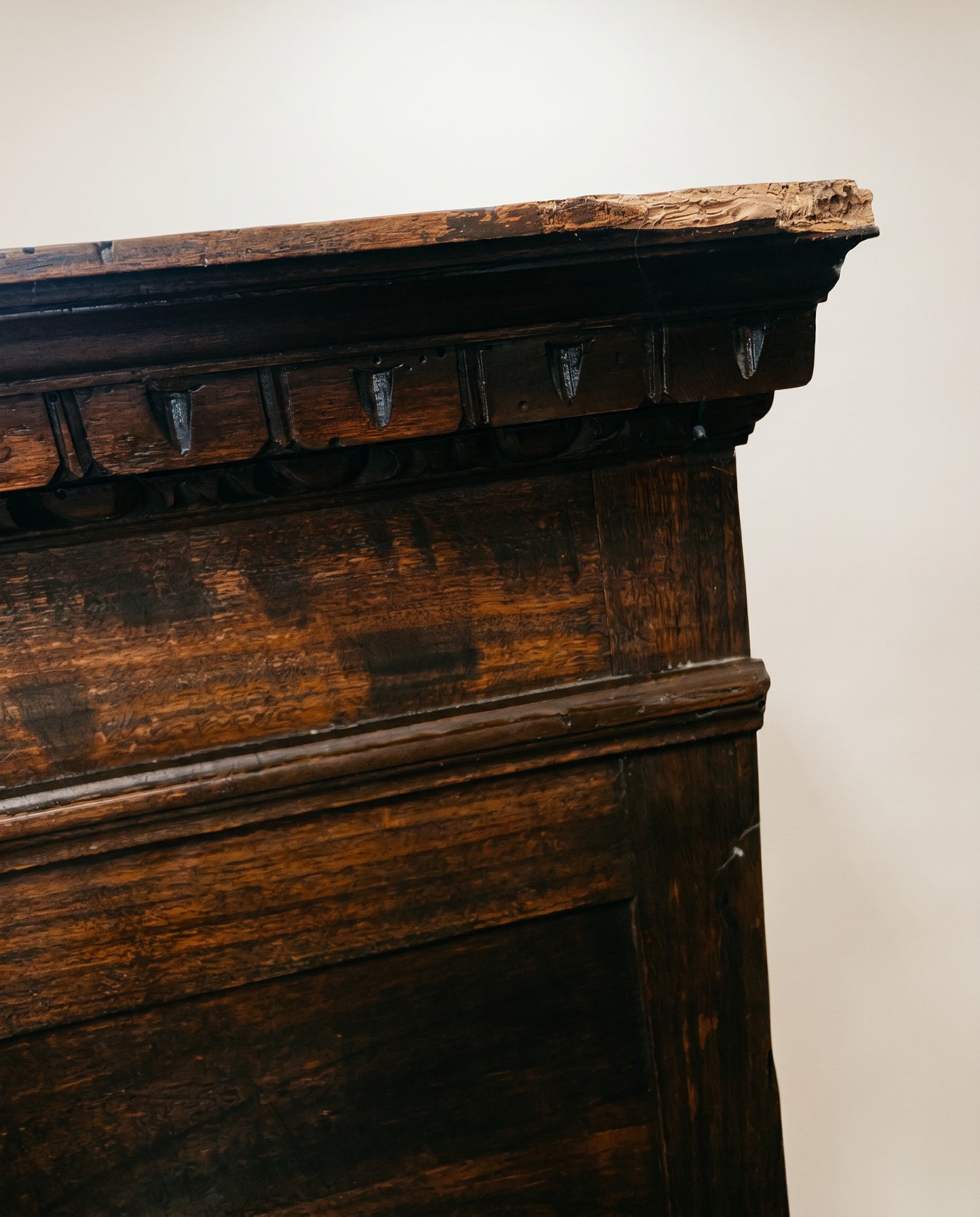French Renaissance Revival Carved Walnut Armoire Cabinet