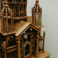 Victorian Gothic Cathedral Birdcage on Stand