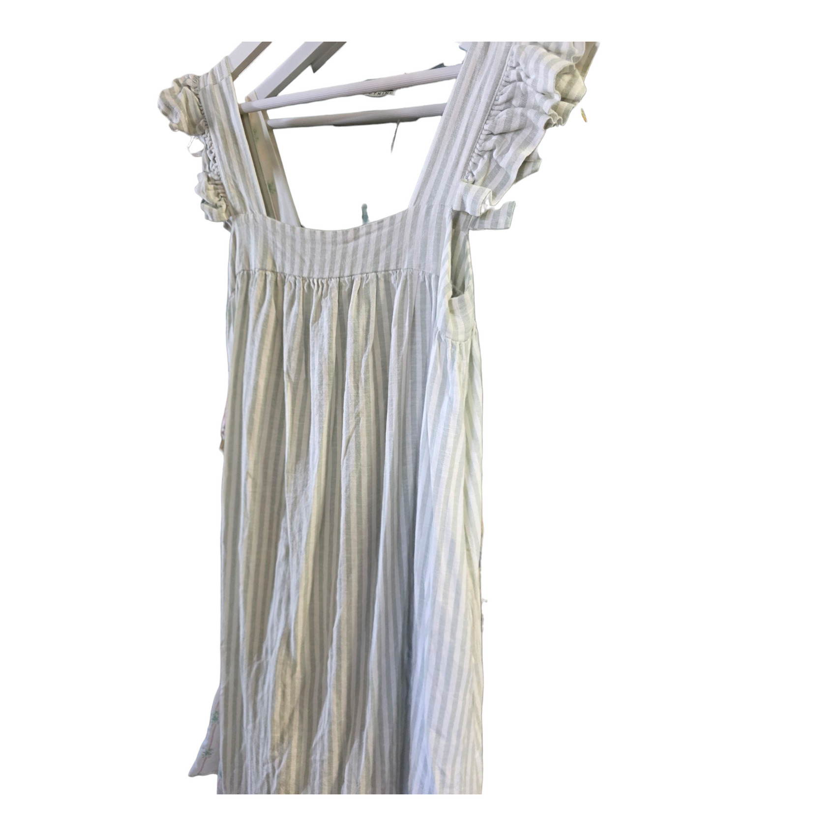 Green Strip Pinafore