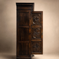 French Renaissance Revival Carved Walnut Armoire Cabinet