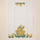 Vintage Floral Print Linen Tea Towels – Set of 2