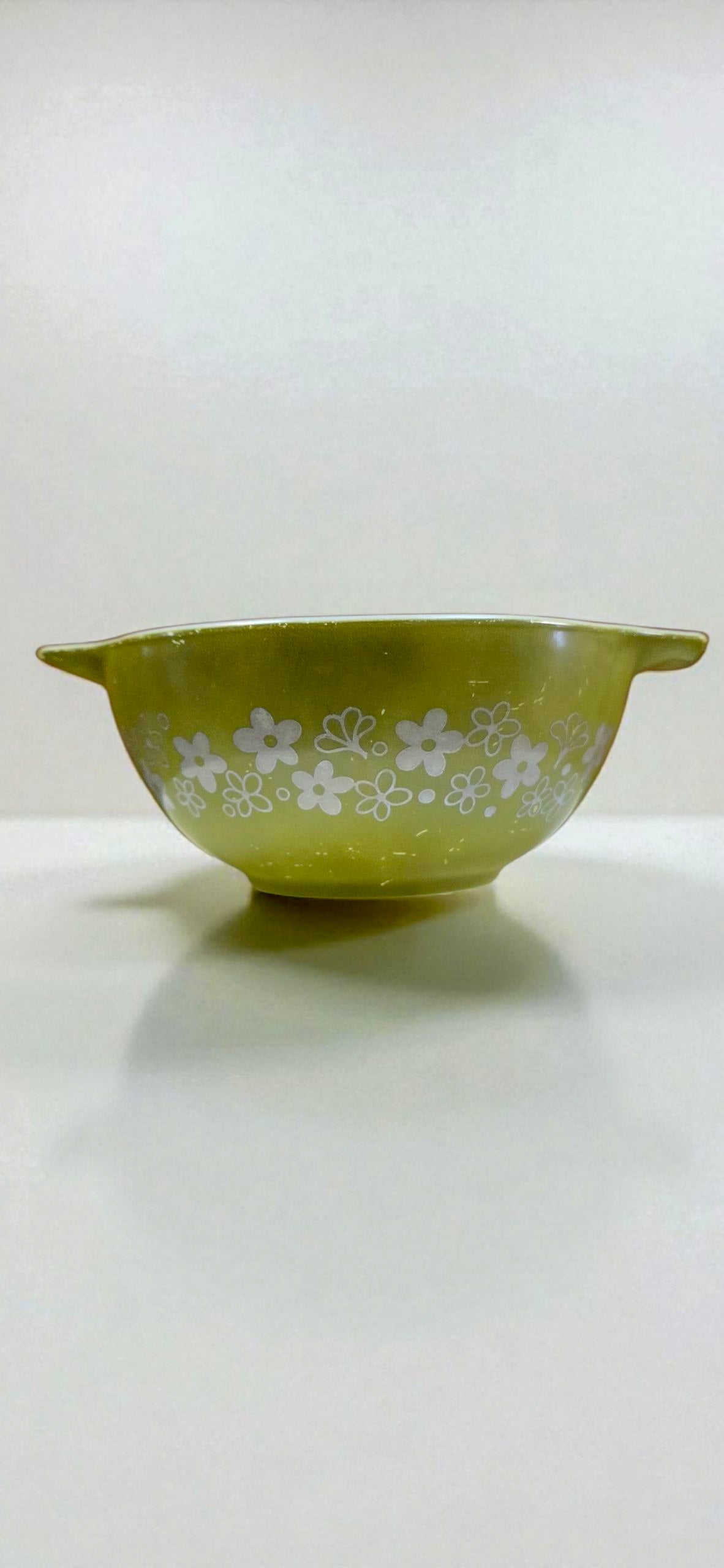 Vintage Pyrex “Spring Blossom Green” Mixing Bowls Set of 4