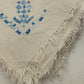 Vintage Hand-Embroidered Linen Napkin - Set of 2