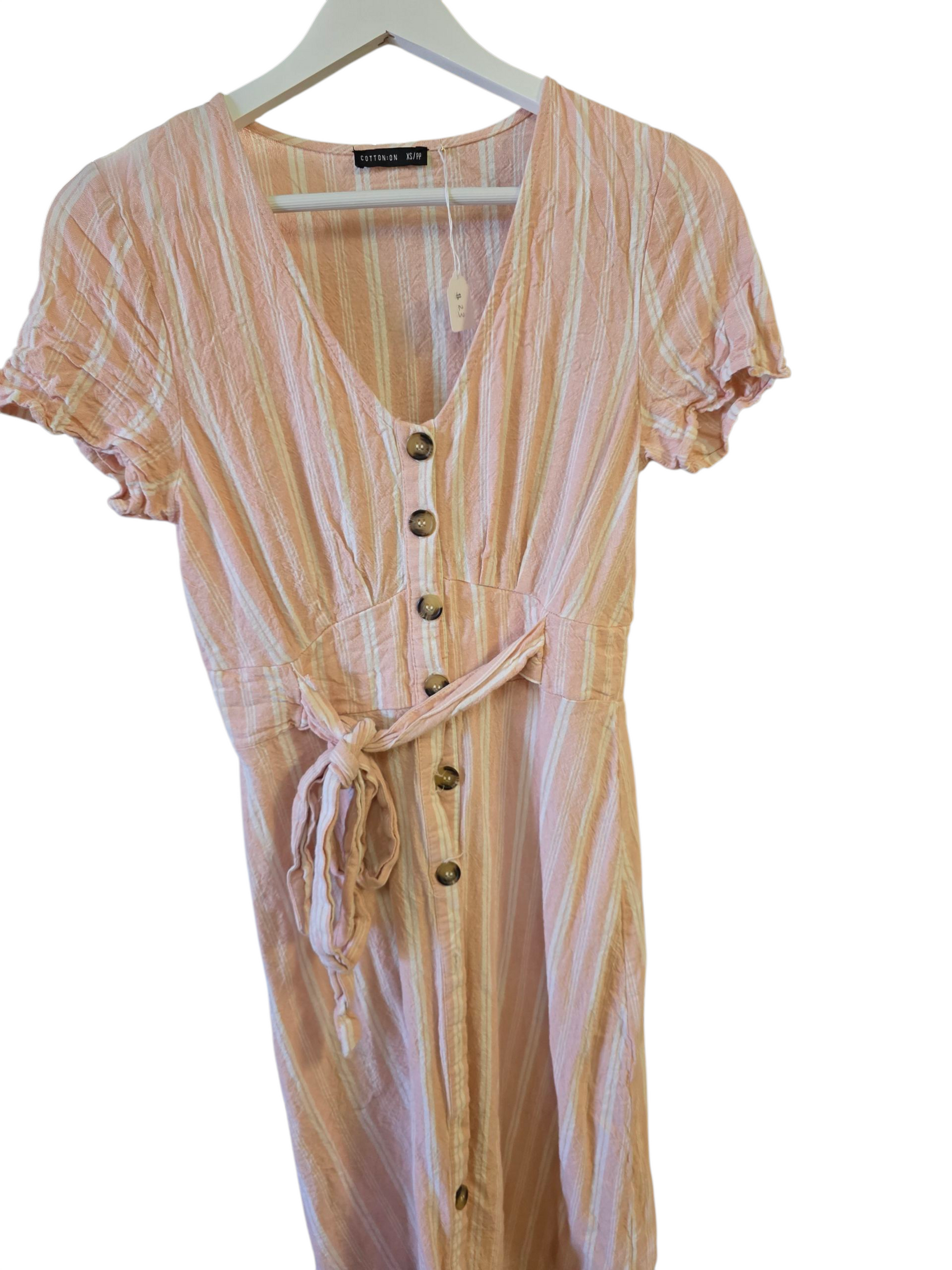 Pink Stripe Dress