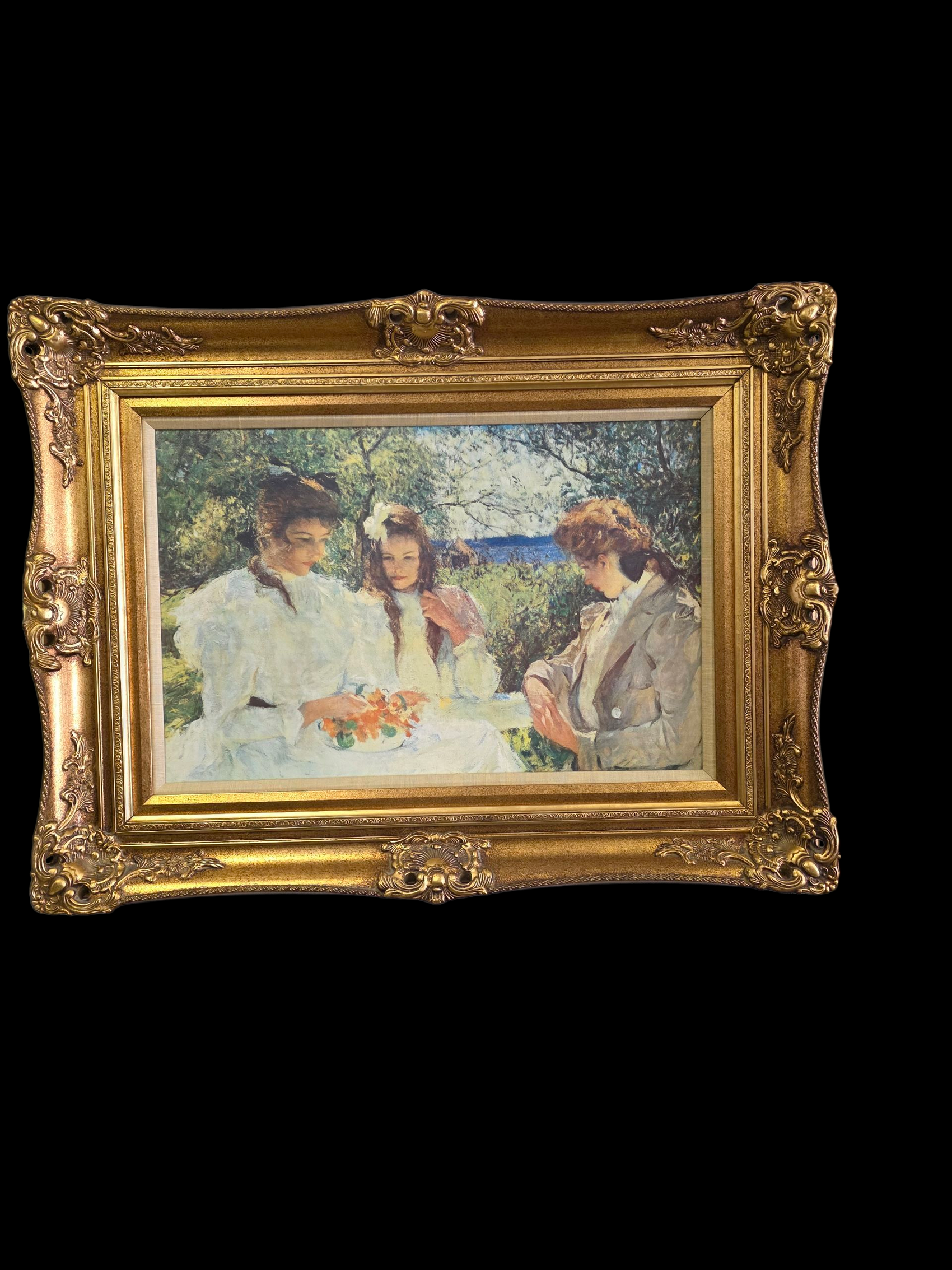 Portrait of My Daughters" by Frank Weston Benson - Replica