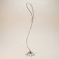 Vintage Metal Candle Snuffer with Floral Bell