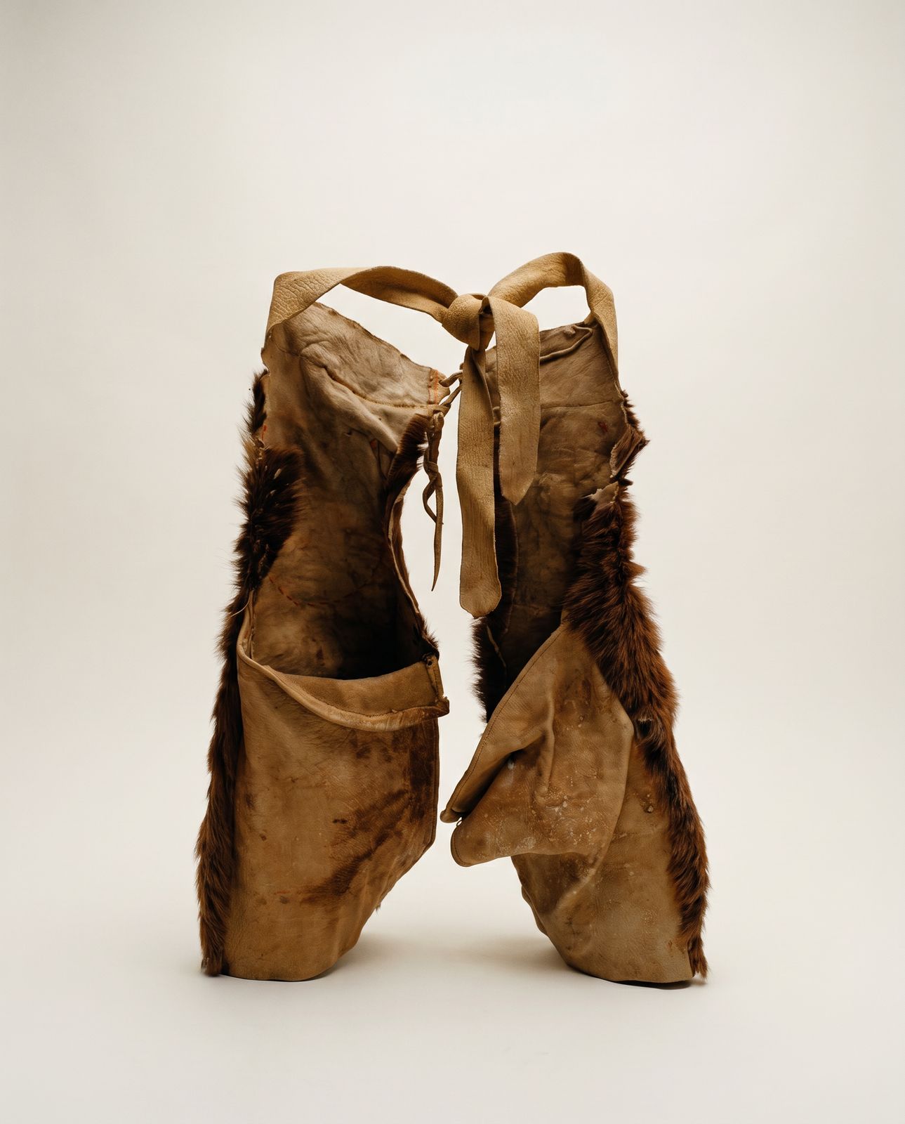 Turn-of-the-Century Hair-On Hide Short Chaps (Chapettes)