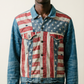 Denim & Supply Ralph Lauren Americana Flag Denim Jacket — Size XXL