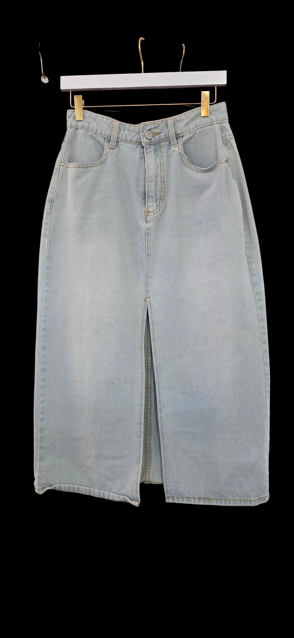 Midi Denim Skirt