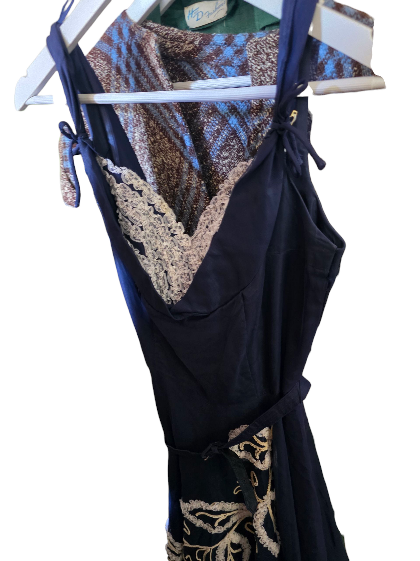 Vintage Navy Dress