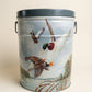 Vintage Mallard Duck Metal Storage Tin with Lid