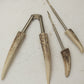 Vintage Antler-Handled Tool Set (3 Pieces)