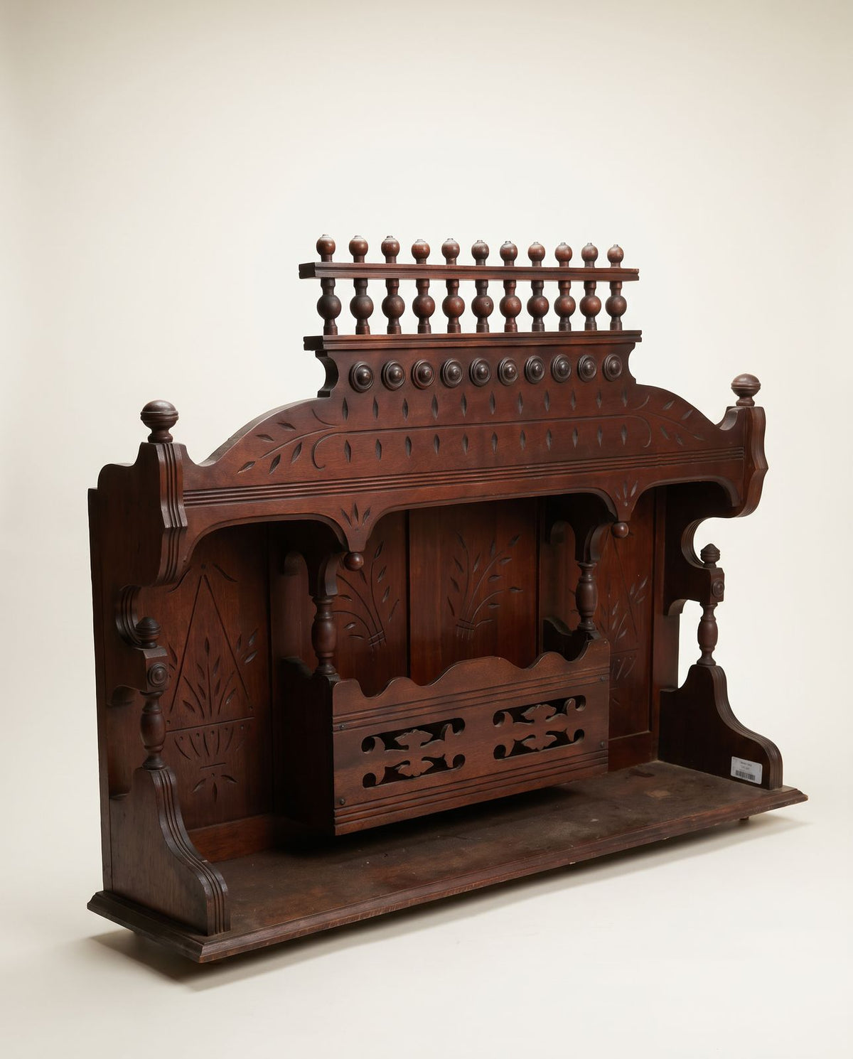Antique Victorian Eastlake Pump Organ Topper / Organ Crown, Late 19th Century