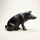 Vintage Cast Iron Pig Coin Bank Doorstop Sculpture