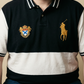 Polo Ralph Lauren Crest Rugby Polo – Black & White (Size XXL)