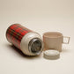 Vintage Thermos Red Plaid Vacuum Insulated Bottle w/ Cup Lid – Classic Camping Thermos