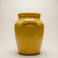 Vintage Circus Cookie Jar (Hand-Painted Yellow Stoneware)