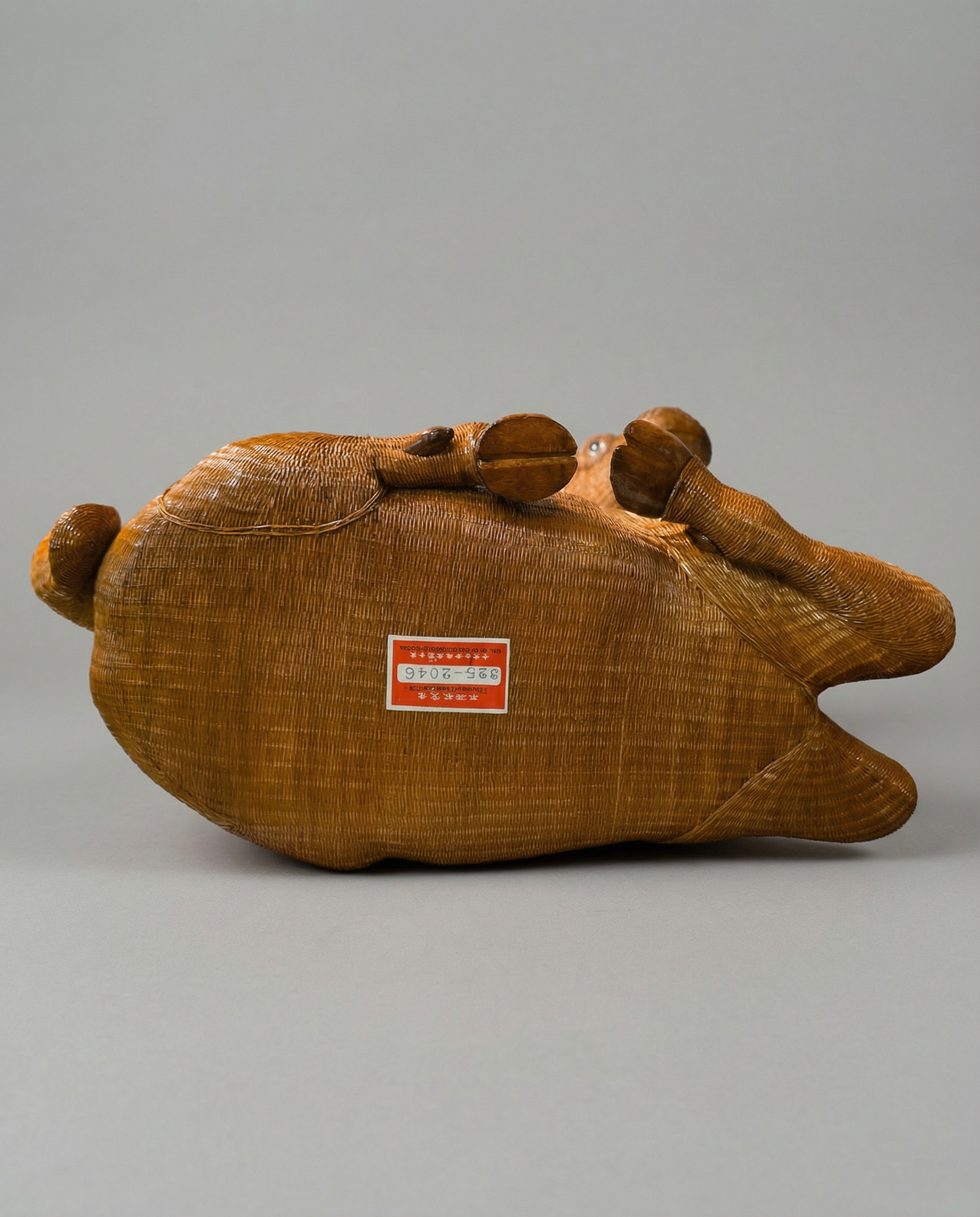 Vintage Wicker Ram Storage Box