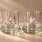Vintage Flying Mallard Duck Rocks Glasses – Pair